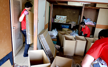幅広い品目の引き取り