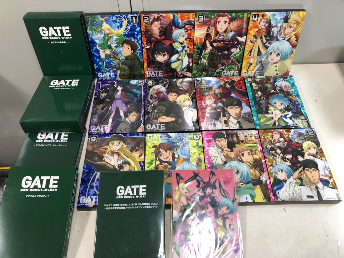 GATE 自衛隊 彼の地にて 初回生産限定盤 Blu-rayを買い取りいたしました